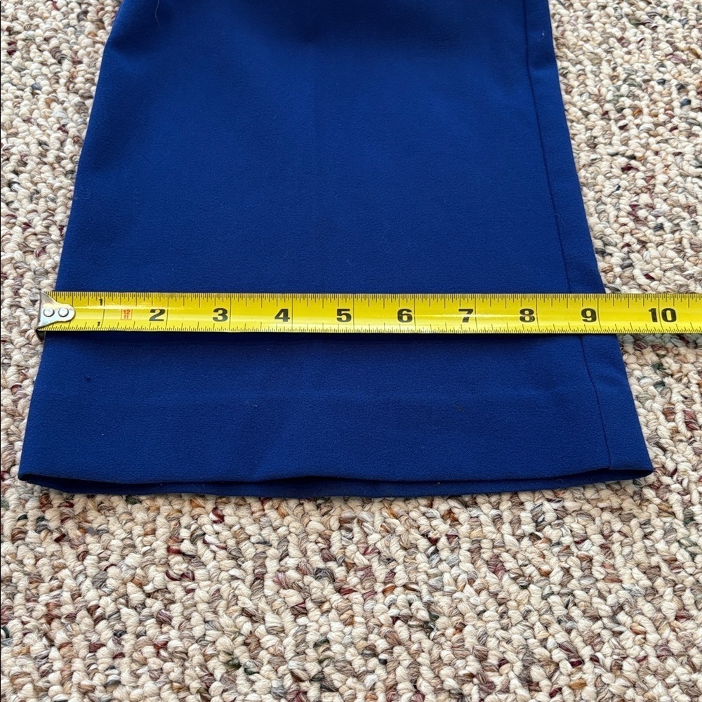 New York & Company Royal Blue Flare Pants. 0 Average - Picture 13 of 14